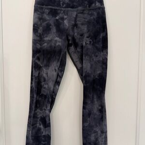 lululemon athletica Tie-Dye Leggings - Black and Gray